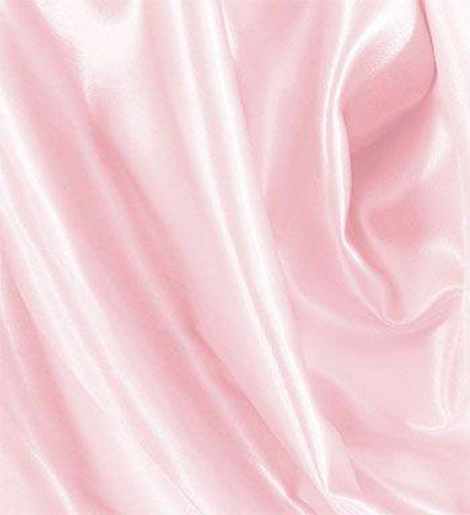 Baby Pink Satin Light Pink Satin Fabric Thick Fabric by the | Etsy
