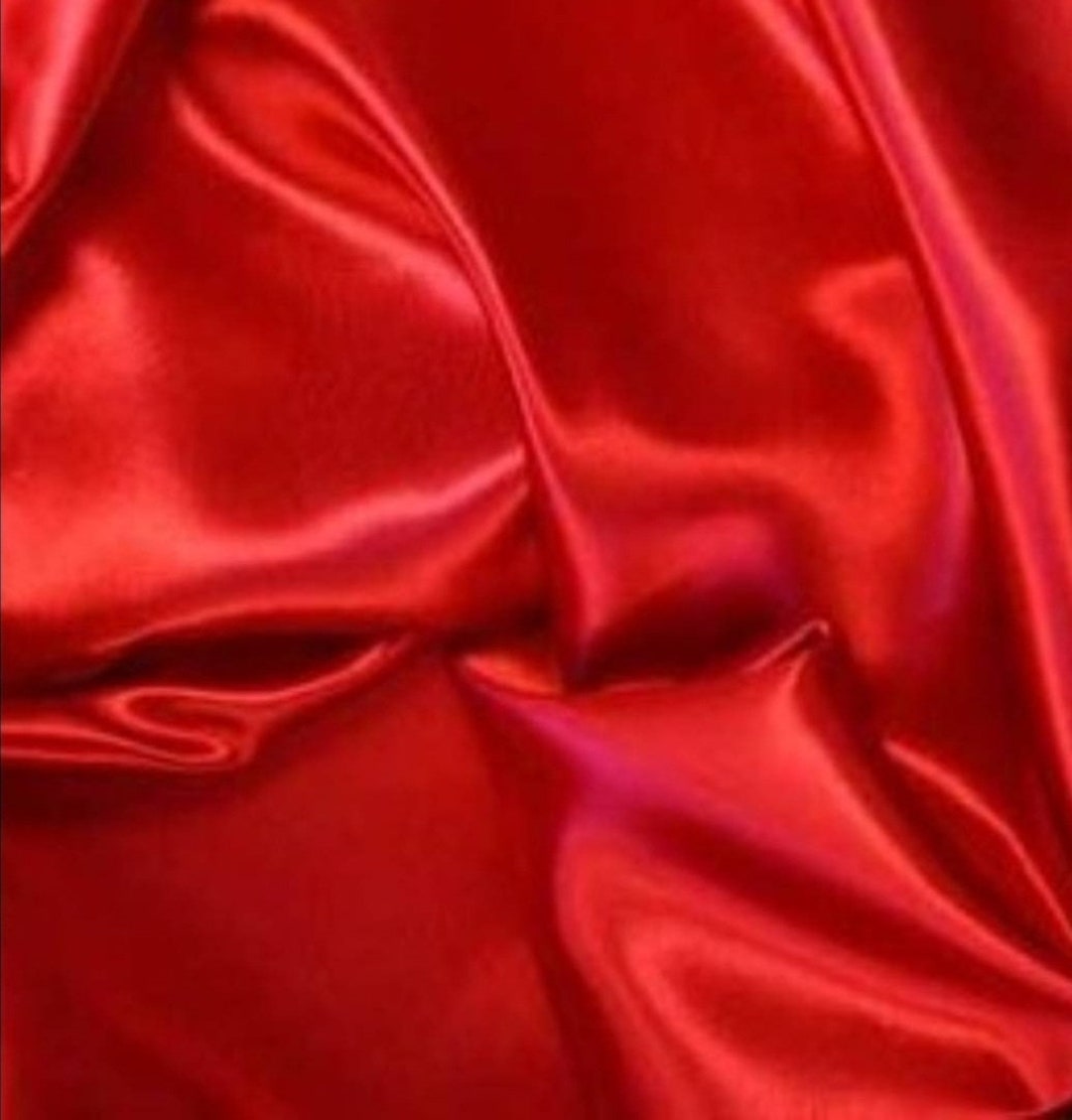 Fire Feather Red Satin Fabric By the Yard Pre Order