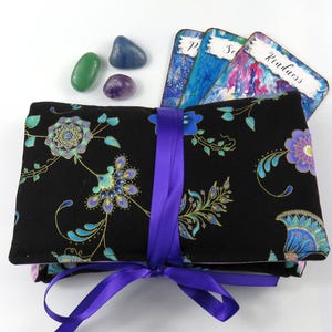 Ägyptisches Tarot Lesetuch, Floral Orakel Beutel, Kristallbeutel, Charms Beutel, Runenbeutel, Mala Perlenbeutel