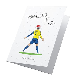 Ronaldho ho ho! Biglietto di Natale personalizzato Cristiano Ronaldo, biglietto di Natale Al Nassar, biglietto di Natale Al Nassar, Natale Ronaldo