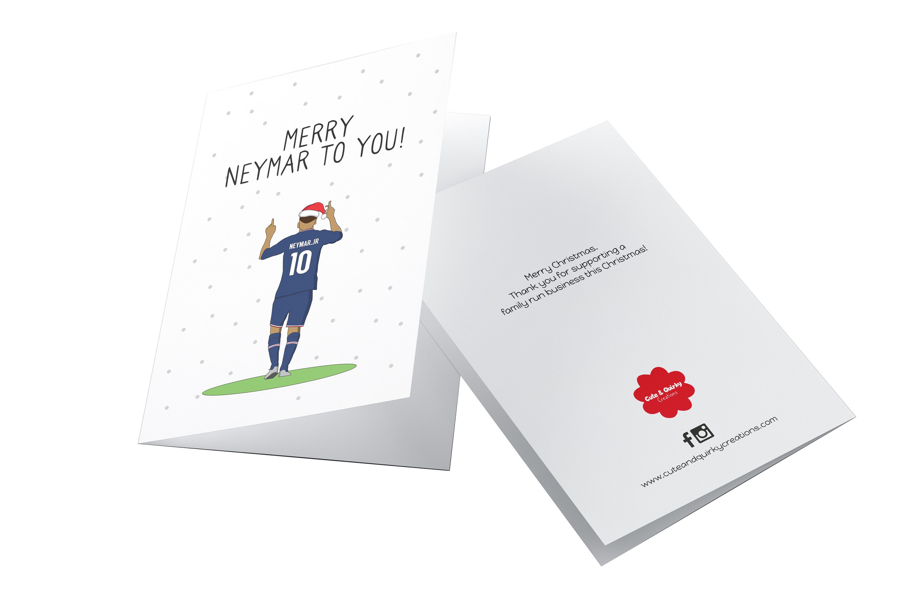 Merry Neymar to You! Personalised Neymar Christmas Christmas Card, Neymar Jr  Christmas Card, Neymar Card - Etsy UK
