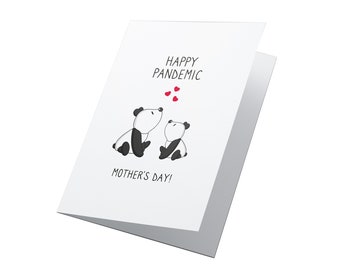 Pandemic! Personalised Mothers Day Card, Mum Card, Card For Mum, Mothers Day, Funny Mothers Day Card, Love Mum, Step Mum Card