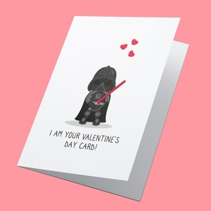 Io sono il tuo biglietto di San Valentino! Biglietto di San Valentino personalizzato, biglietto di San Valentino, biglietto di San Valentino divertente, biglietto di San Valentino di Star Wars
