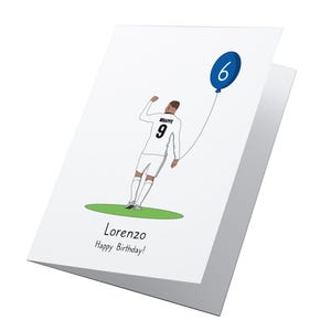 Kylian Mbappé ! Carte d'anniversaire personnalisée de Kylian Mbappe à tout âge, carte d'anniversaire du Real Madrid, Mbappe Real Madrid