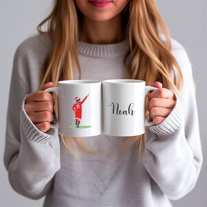 Mohamed Salah mug, Manchester United mug, Mohamed Salah Christmas mug, personalised Christmas mug, Liverpool Gift, grandson football gift, Christmas gift, Mohamed Salah gift, Mohamed Salah Christmas, Customised Mug, Liverpool Christmas, Liverpool Mug