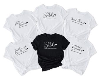 Bachelorette T-shirt, Hen Party T-shirt, Maid of Honour T-Shirts, Bride's Army. Bachelorette shirts, Hen Party, Team Bride Hen Party Shirts