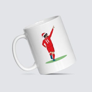 Mohamed Salah mug, Manchester United mug, Mohamed Salah Christmas mug, personalised Christmas mug, Liverpool Gift, grandson football gift, Christmas gift, Mohamed Salah gift, Mohamed Salah Christmas, Customised Mug, Liverpool Christmas, Liverpool Mug