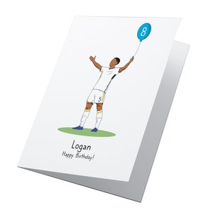 Jude Bellingham ! Carte d'anniversaire personnalisée du Real Madrid à tout âge, carte d'anniversaire Jude Bellingham, carte d'anniversaire Bellingham Real Madrid