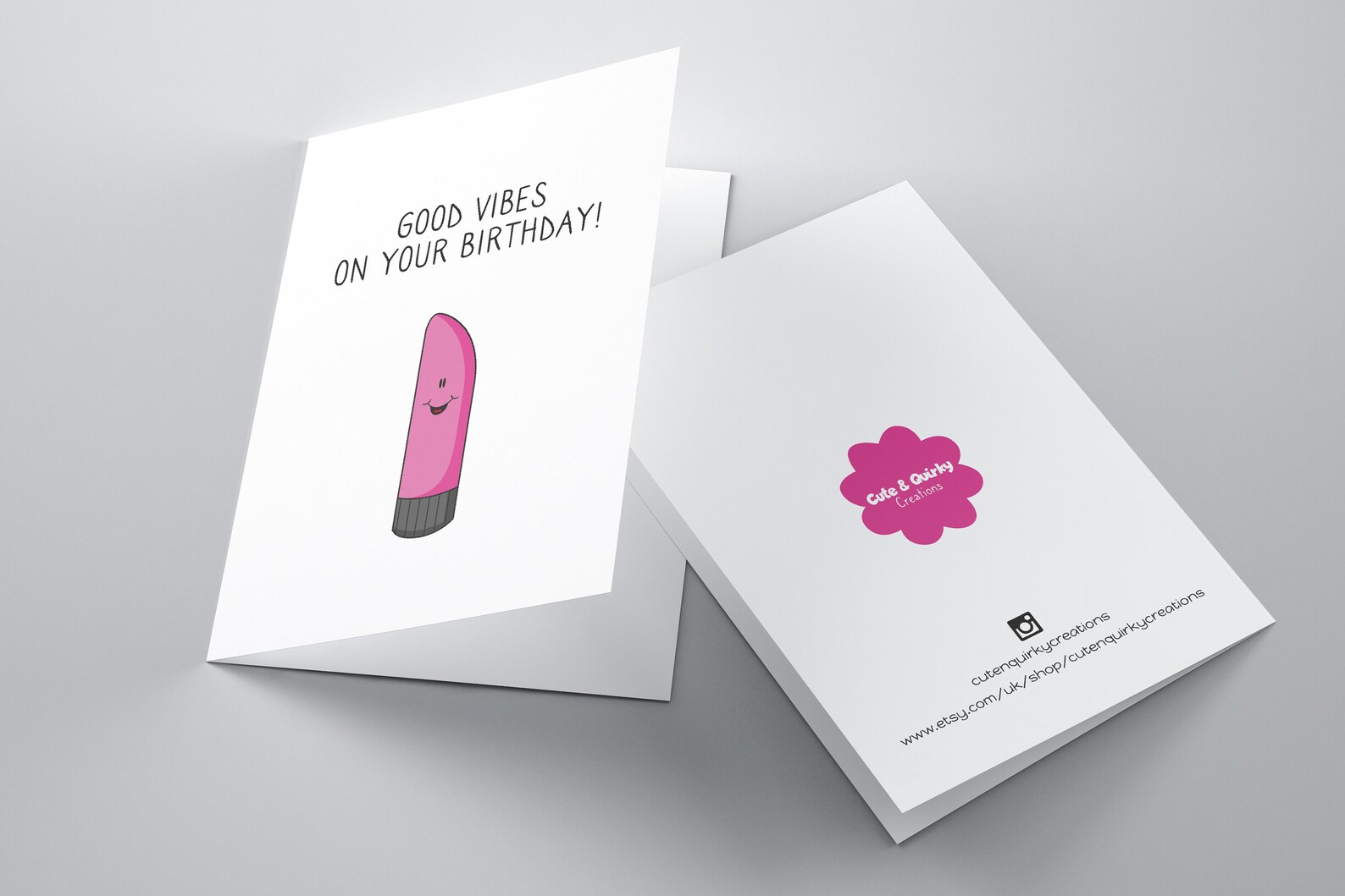 Good Vibes Rude Birthday Card Funny Birthday Card Happy - Etsy