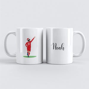 Mohamed Salah mug, Manchester United mug, Mohamed Salah Christmas mug, personalised Christmas mug, Liverpool Gift, grandson football gift, Christmas gift, Mohamed Salah gift, Mohamed Salah Christmas, Customised Mug, Liverpool Christmas, Liverpool Mug