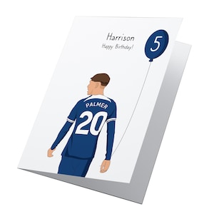 Cole Palmer ! Carte d'anniversaire personnalisée Cole Palmer, carte d'anniversaire Cole Palmer, carte d'anniversaire Chelsea