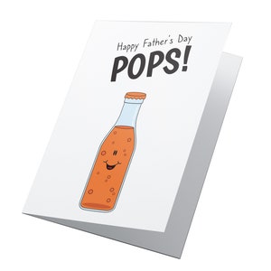 papa! Carte personnalisée de fête des pères, fête heureuse des pères, drôle de fête des pères, carte beau-père, carte papa