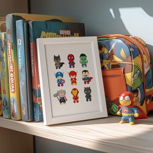 Superhero Print, Superhero Bedroom Art, Superhero Decor, Superhero Girls Bedroom, Superhero Boys Bedroom, NurseryPrint, Boys Bedroom Print, girls Bedroom Print, Batman Bedroom, Spiderman Bedroom, Iron Man Bedroom, Superhero bedroom design