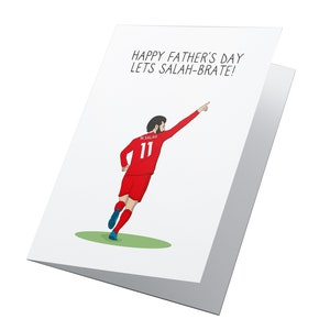 Carte de la fête des pères Salah, carte de la fête des pères Mohammed Salah, carte de la fête des pères de Liverpool, carte de la fête des pères du LFC, carte de Liverpool