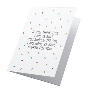 Maison de soins! Carte personnalisée de fête des pères, fête heureuse des pères, drôle de fête des pères, carte beau-père, carte papa