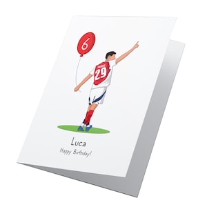 Kai Havertz ! Carte d'anniversaire personnalisée Arsenal, carte d'anniversaire Kai Havertz, carte d'anniversaire Arsenal, carte d'anniversaire artilleurs