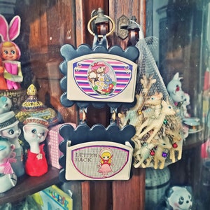 Colección vintage linda, kawaii, gran caramelo, juguete Masahiko Sato, buzón, buzón, caja de almacenamiento para colgar en la pared