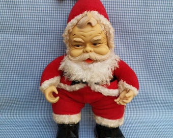 vintage rushton santa claus doll