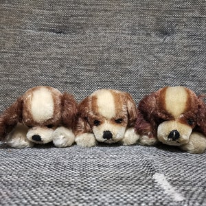 vintage stuffed animal puppy Steiff Floppy Cockie Mohair Spaniel Dog germany lot