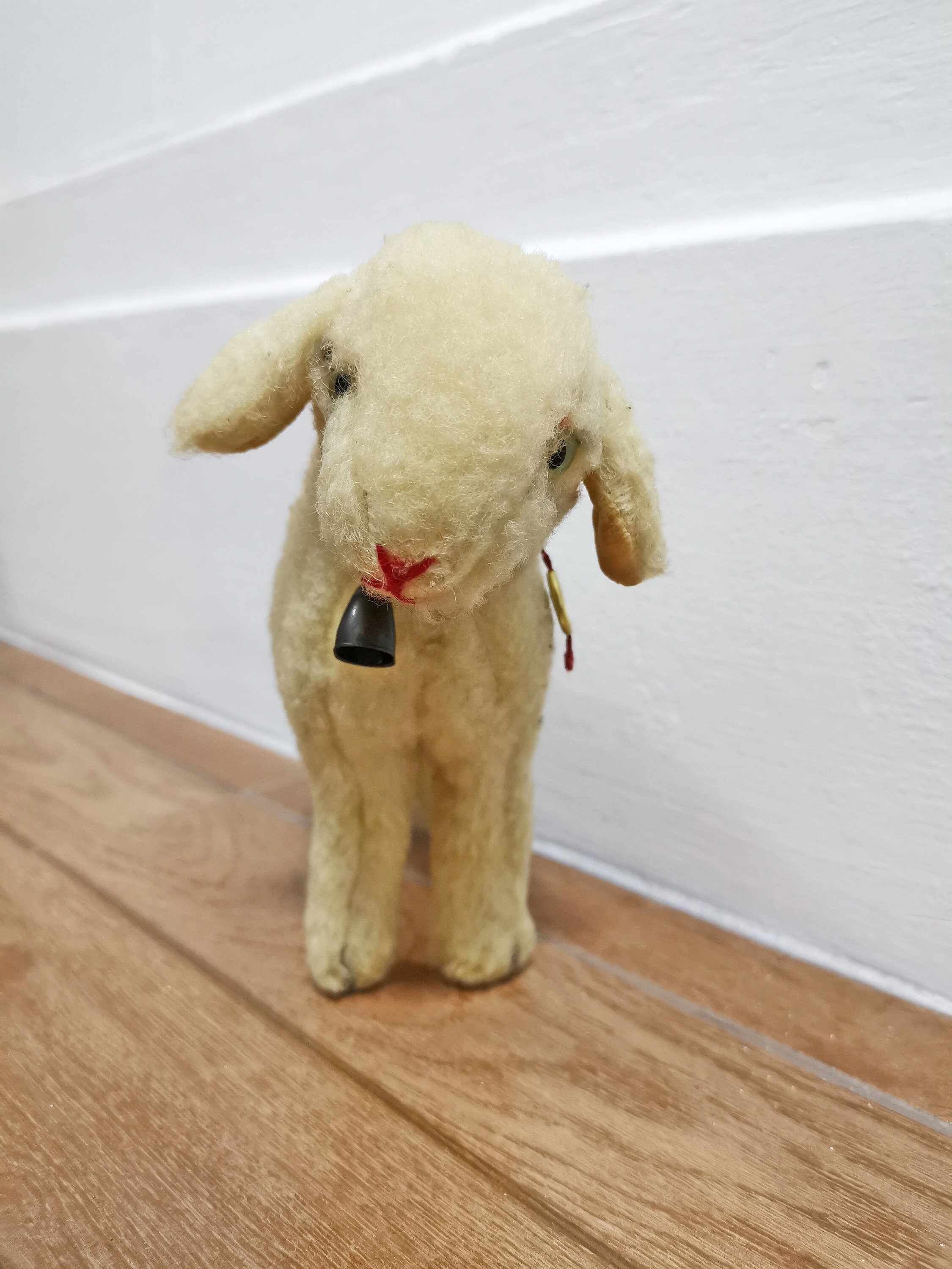 Vintage stuffed animal sheep hermann teddy original doll Etsy