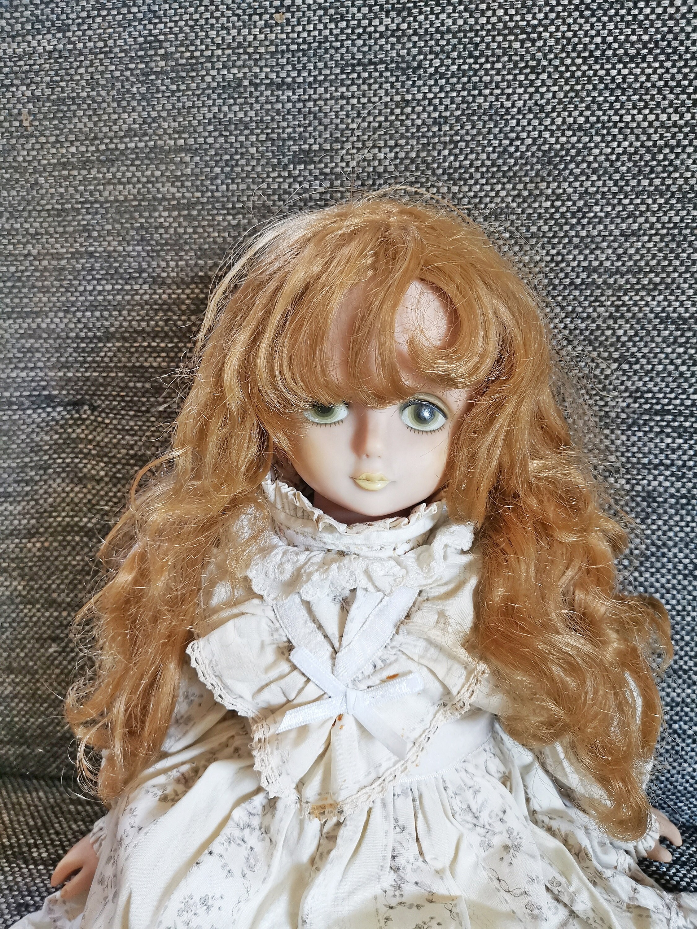 Vintage Sekiguchi Big Eye Doll, Japan - Damaged - Etsy