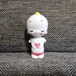 vintage japoński kawaii elf pixie ceramiczny mały oni diabeł Naito Rune Japonia