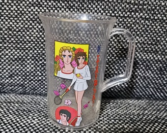 vintage Lady Oscar the Rose OSCAR MARIA ANTONIETTA  cartoon character mug cup japan