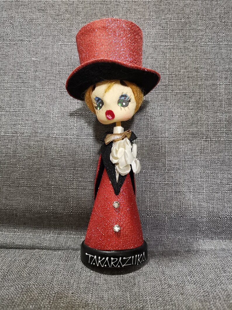 Vintage Japanese Pose Doll Kawaii Big Eye Baby Takara Zika Red Etsy