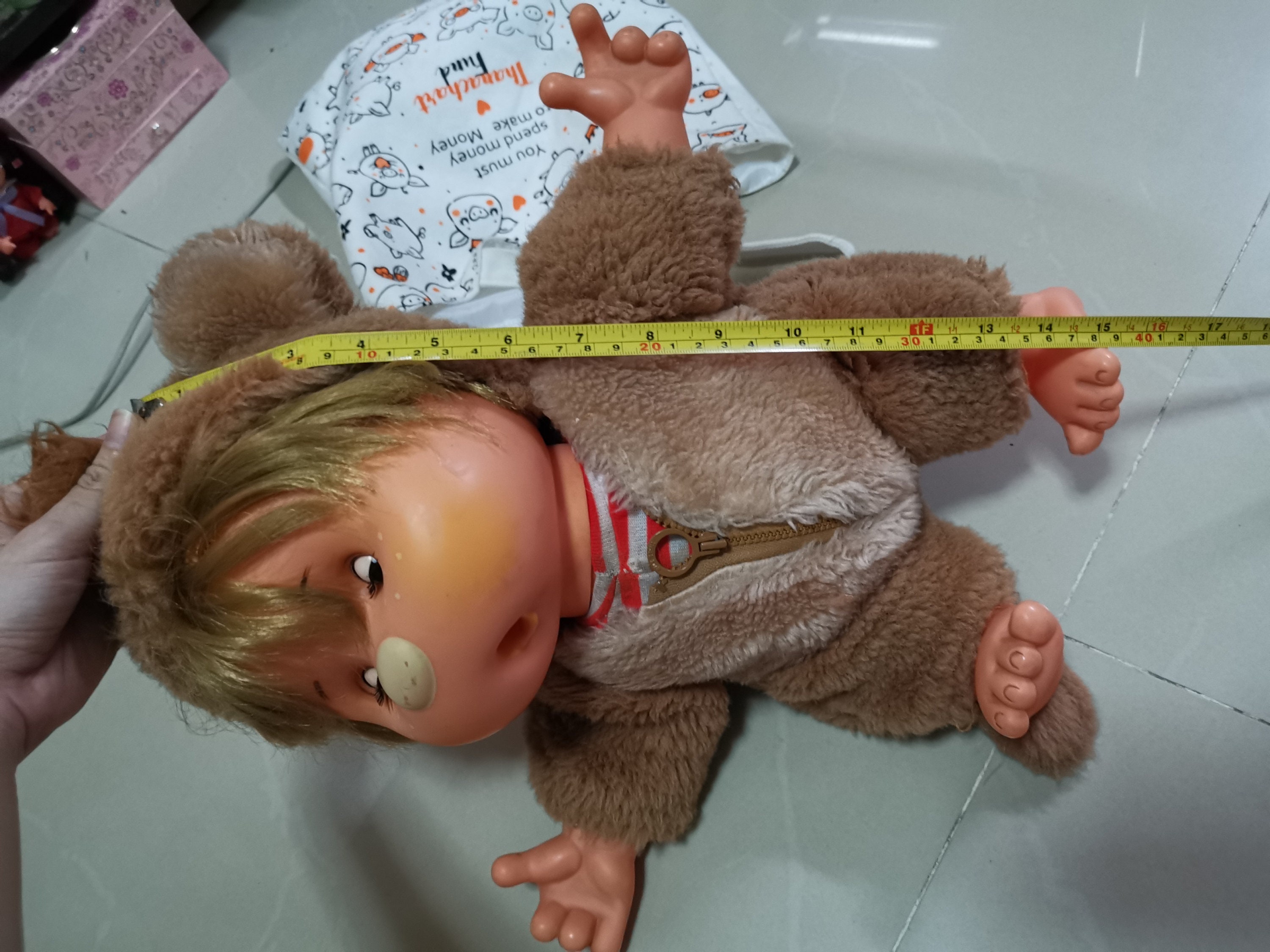 ヴィンテージモンチッチ人形、ローズボンボンサンキョウ、日本製