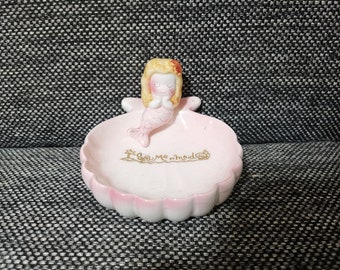 sirena kitsch in ceramica vintage carina sirena kawaii giapponese