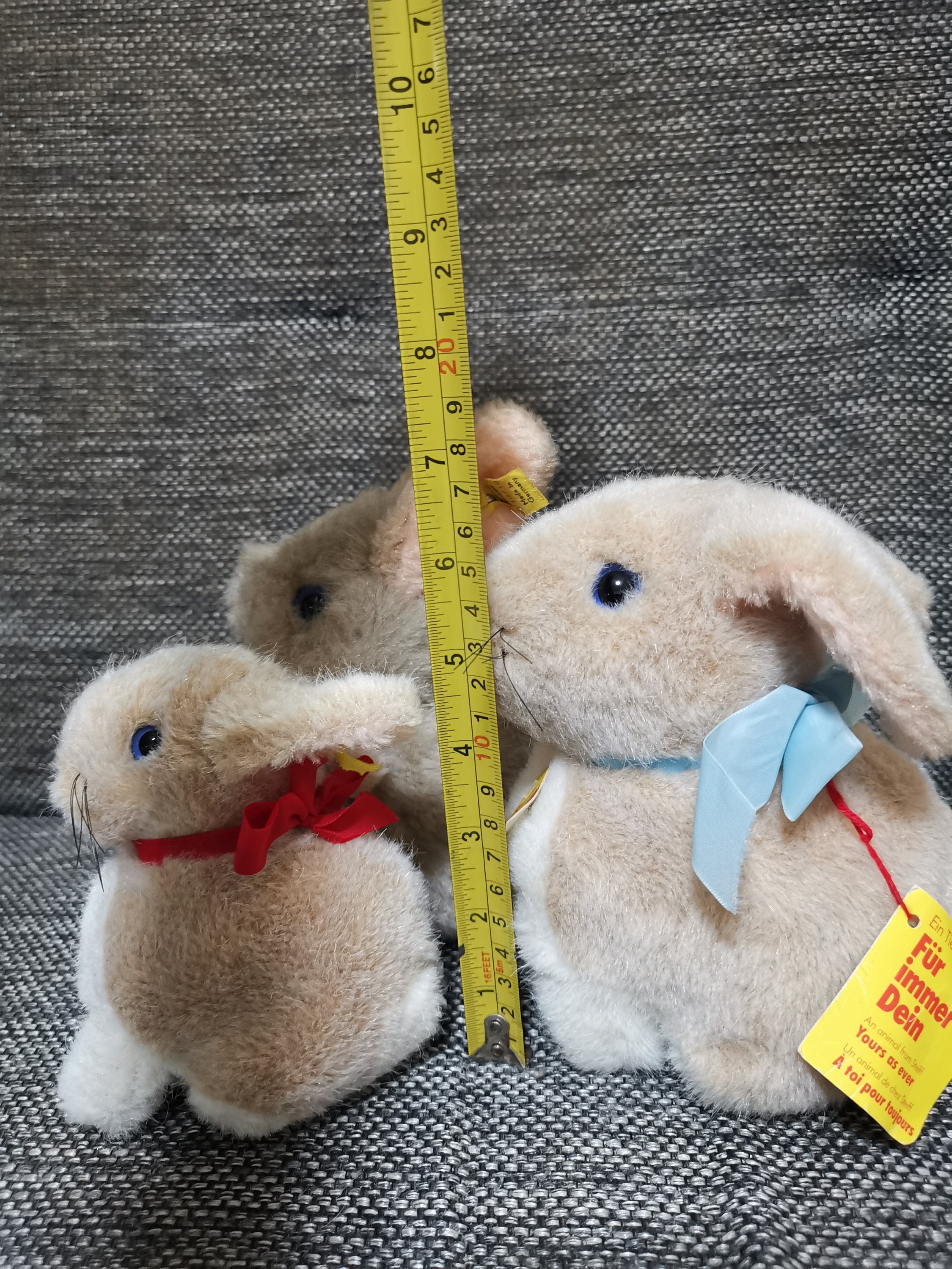Vintage Steiff Snuffy Bunny Rabbit Mohair Germany Plush Doll