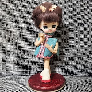 boneca pose vintage japonesa kawaii showa boneca menina olho grande japão