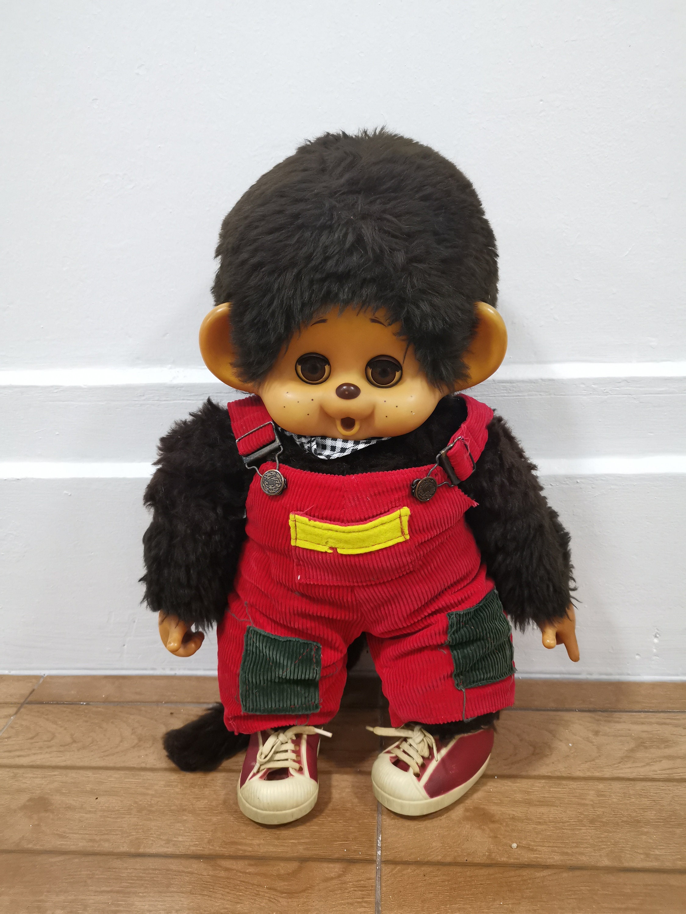 Vintage Japanese Animal Monkey Monchhichi Toho Daisuke Japan Doll