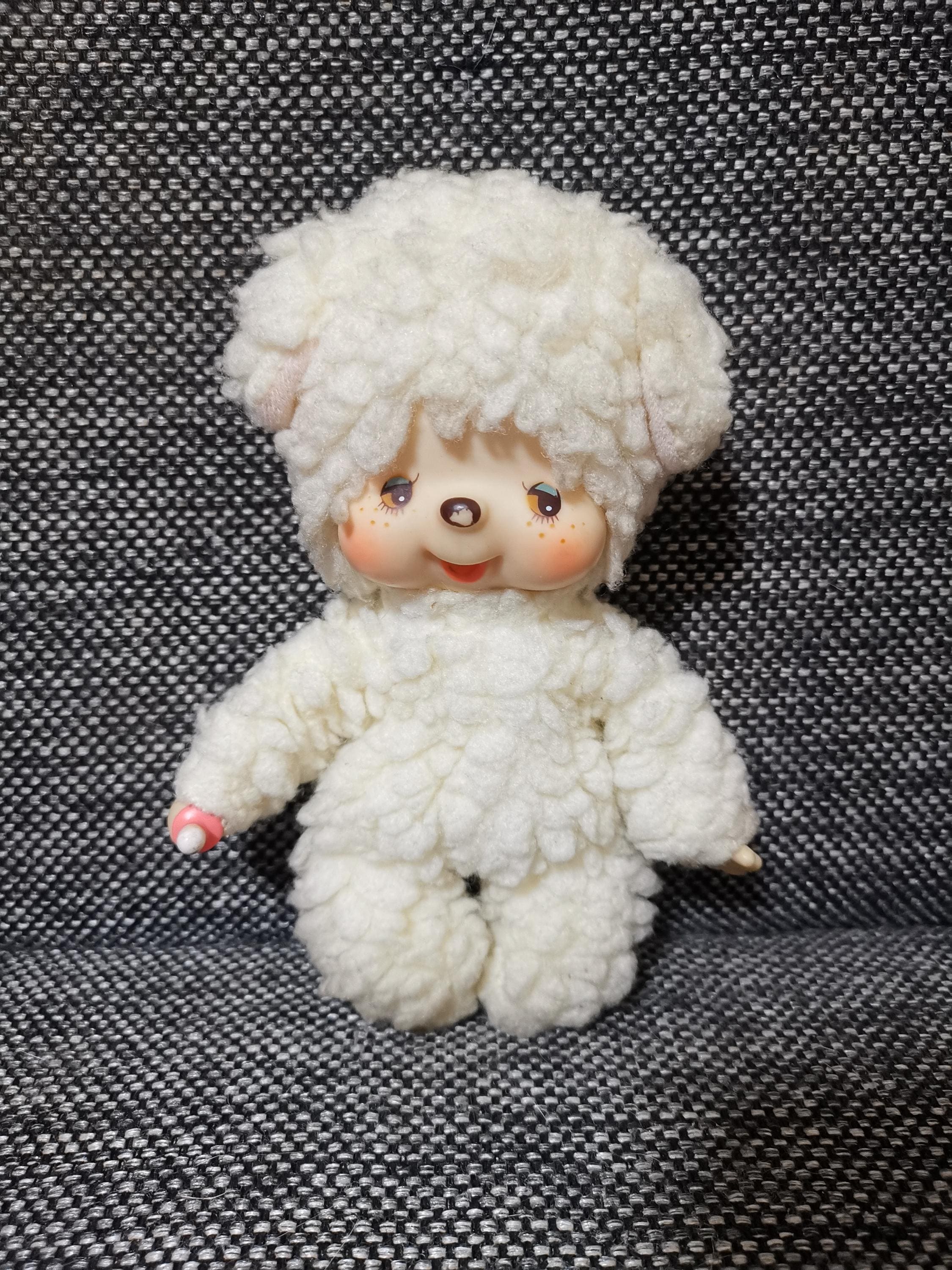Vintage Monchhichi White Sheep Sekiguchi Japan - Etsy
