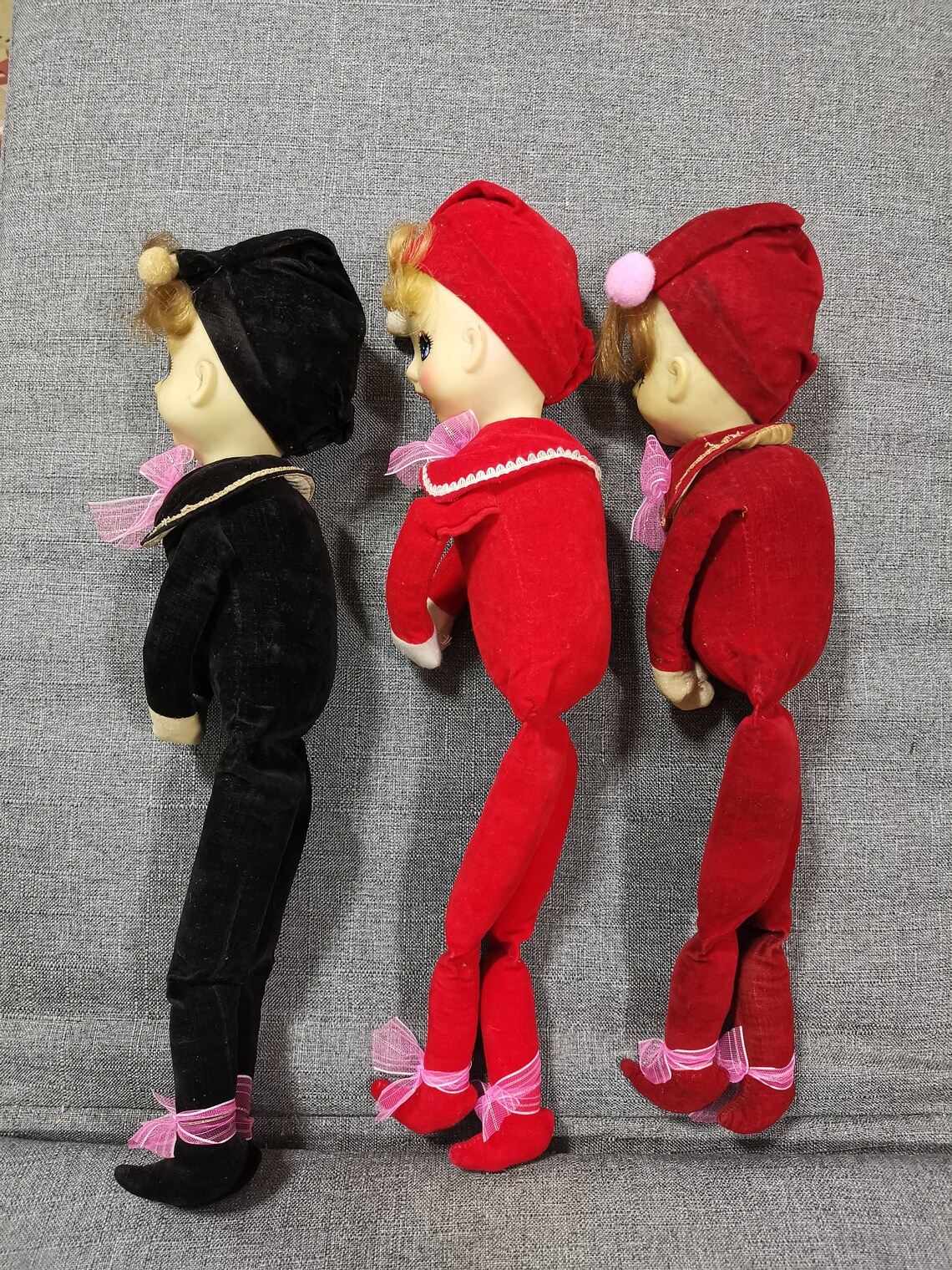 Vintage Japanese Baby Doll Toys Kawaii Rubber Face Big Eye Elf Etsy