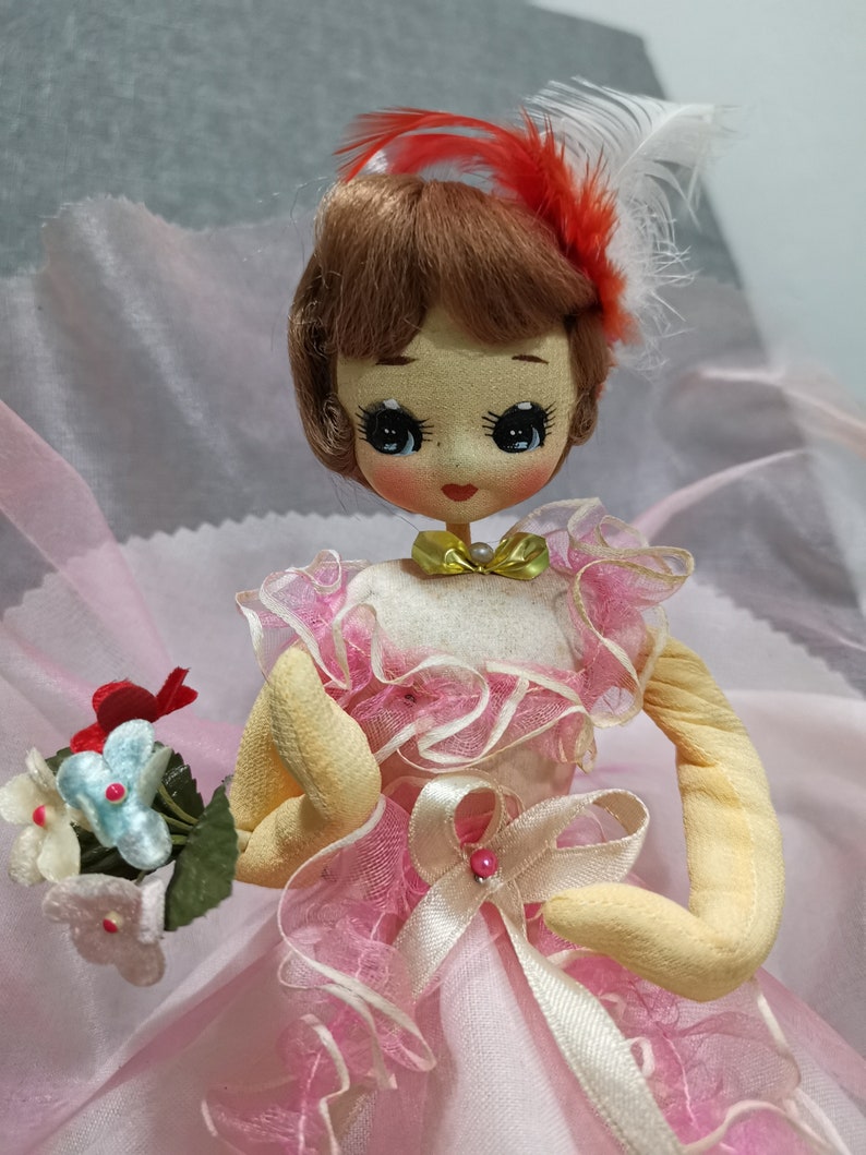 Vintage Japanese Pose Fashion Girl Doll Kawaii Showa Big Eye Etsy