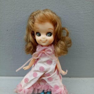 Vintage Kei-chan is Chi-chan&#39;s sister. Introduced in 1970 kawaii showa little big eye girl Japan