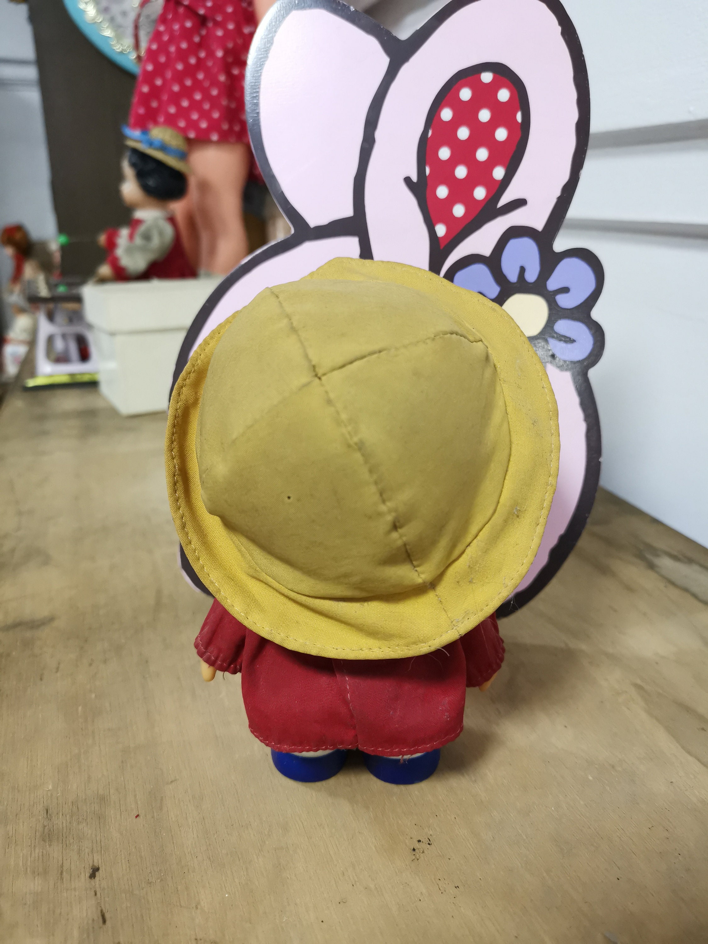 * vintage figure ୨୧ * 可愛い可愛い バンビちゃん Monchhichi Bebichhitchi Girl S Love Happy Angel 50th