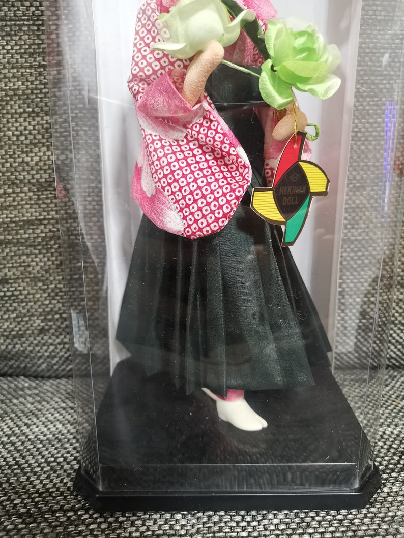 Vintage Japanese Pose Doll Kawaii Showa Big Eye Girl Wearing Etsy