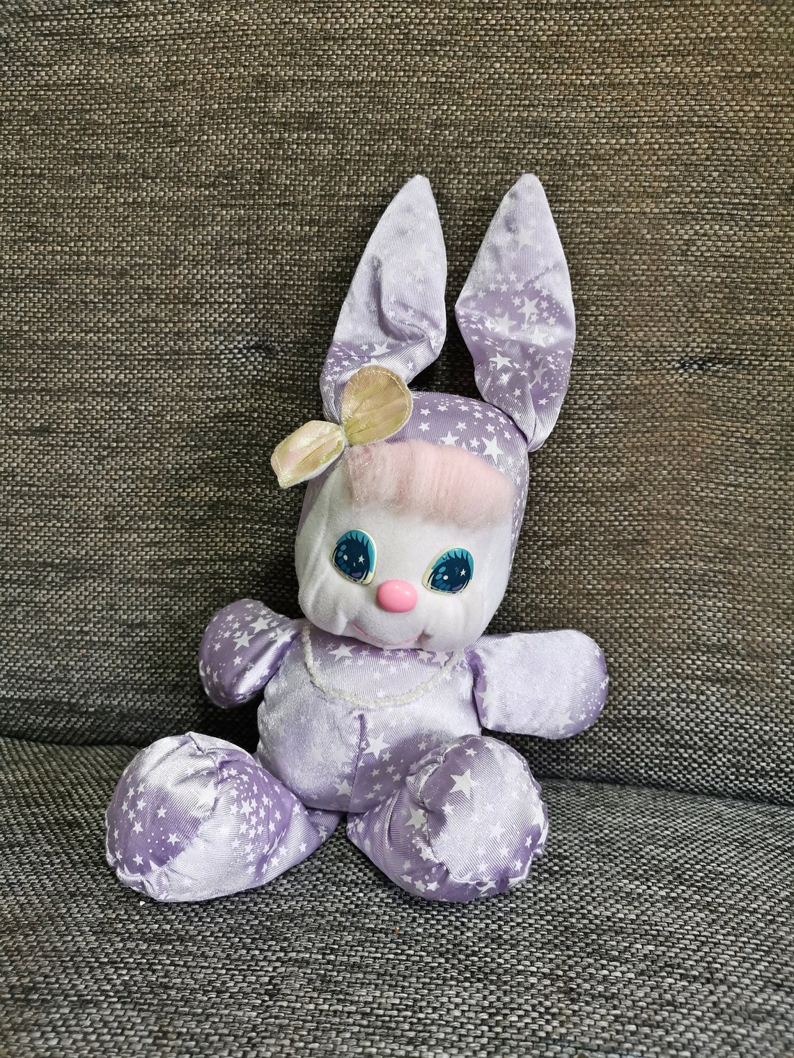 Vintage pj sparkles sparklins bunny rabbit plush doll mattel | Etsy