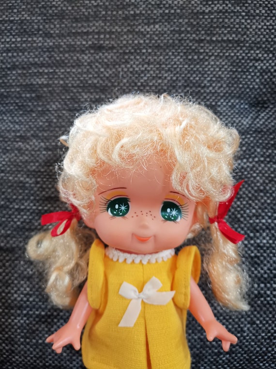 Vintage Japanese Baby Girl Doll Toys Kawaii Showa Rubber Big