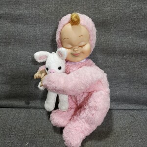 Rushtonラシュトンベビー Pink Rushton Doll, Rubber Face, Baby Bottle, Regal Toys