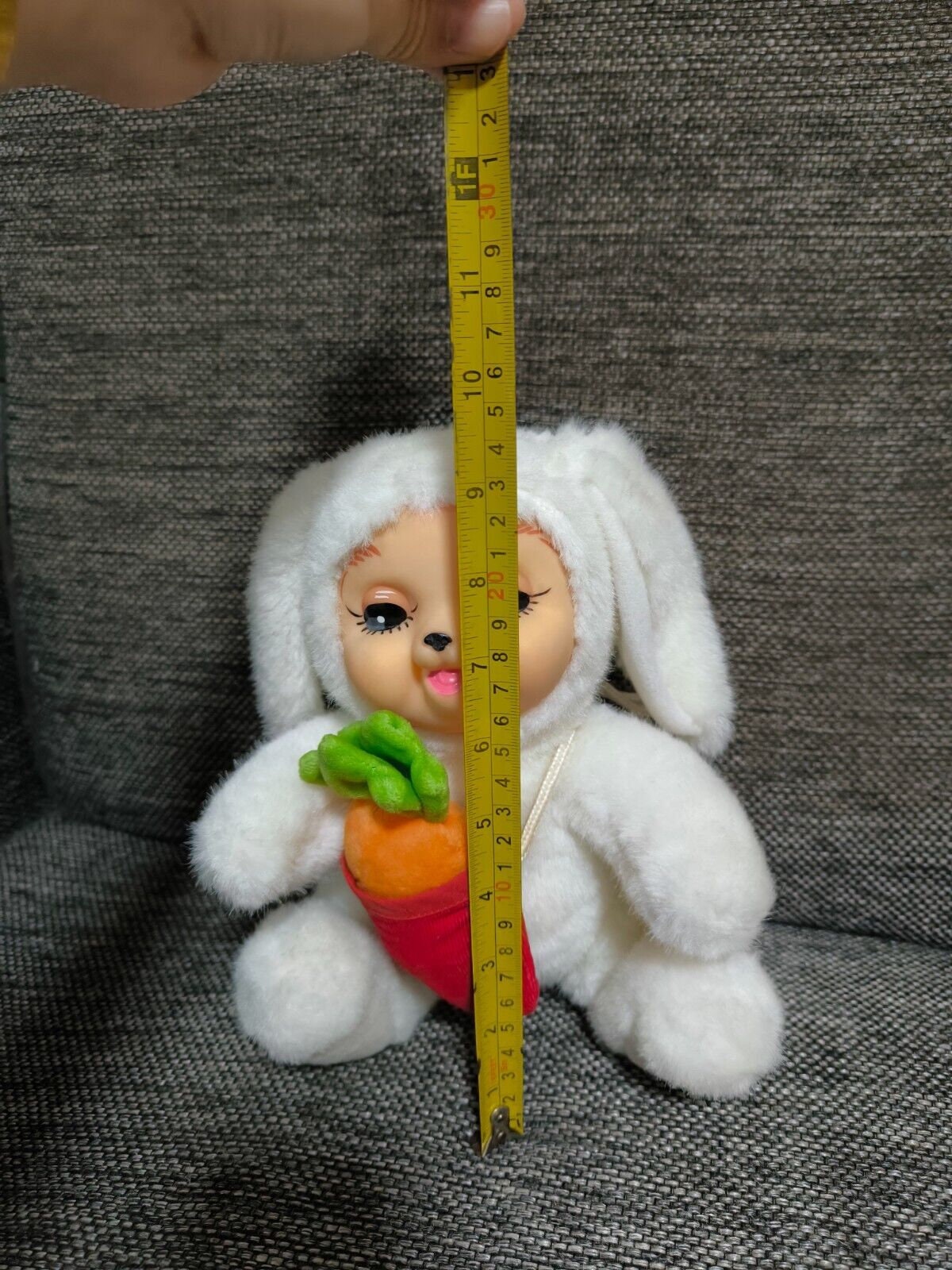 Vintage Stuffed Animals Rubber Face Bunny Doll Plush - Etsy