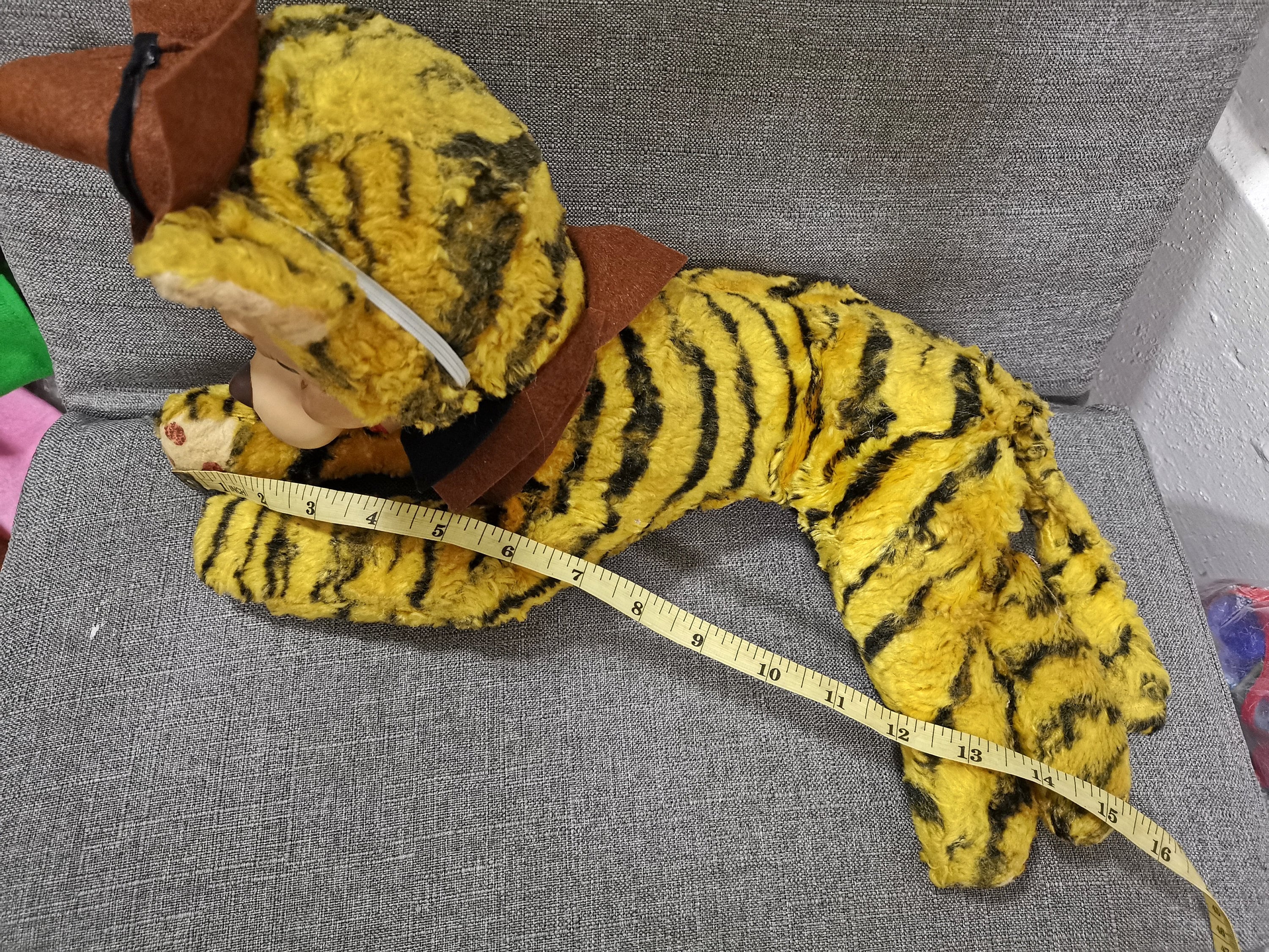 ヴィンテージ ラッシュトン ラバーフェイス タイガー ぬいぐるみ 13