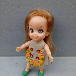 Vintage takara Chibikko Chi-chan 1969 doll kawaii showa little big eye girl Japan