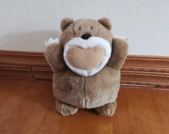 本日最終ビンテージ❋大きなふんわりぬいぐるみ❋BIGベア肉球かわいい 現在、この商品の在庫はありません - Etsy