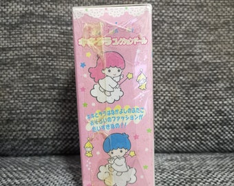 【未使用】サンリオコレクション キキララ リトルツインスターズ 着せ替え お人形 ヴィンテージ 日本製 ゴム人形 サンリオ リトルツインスターズ