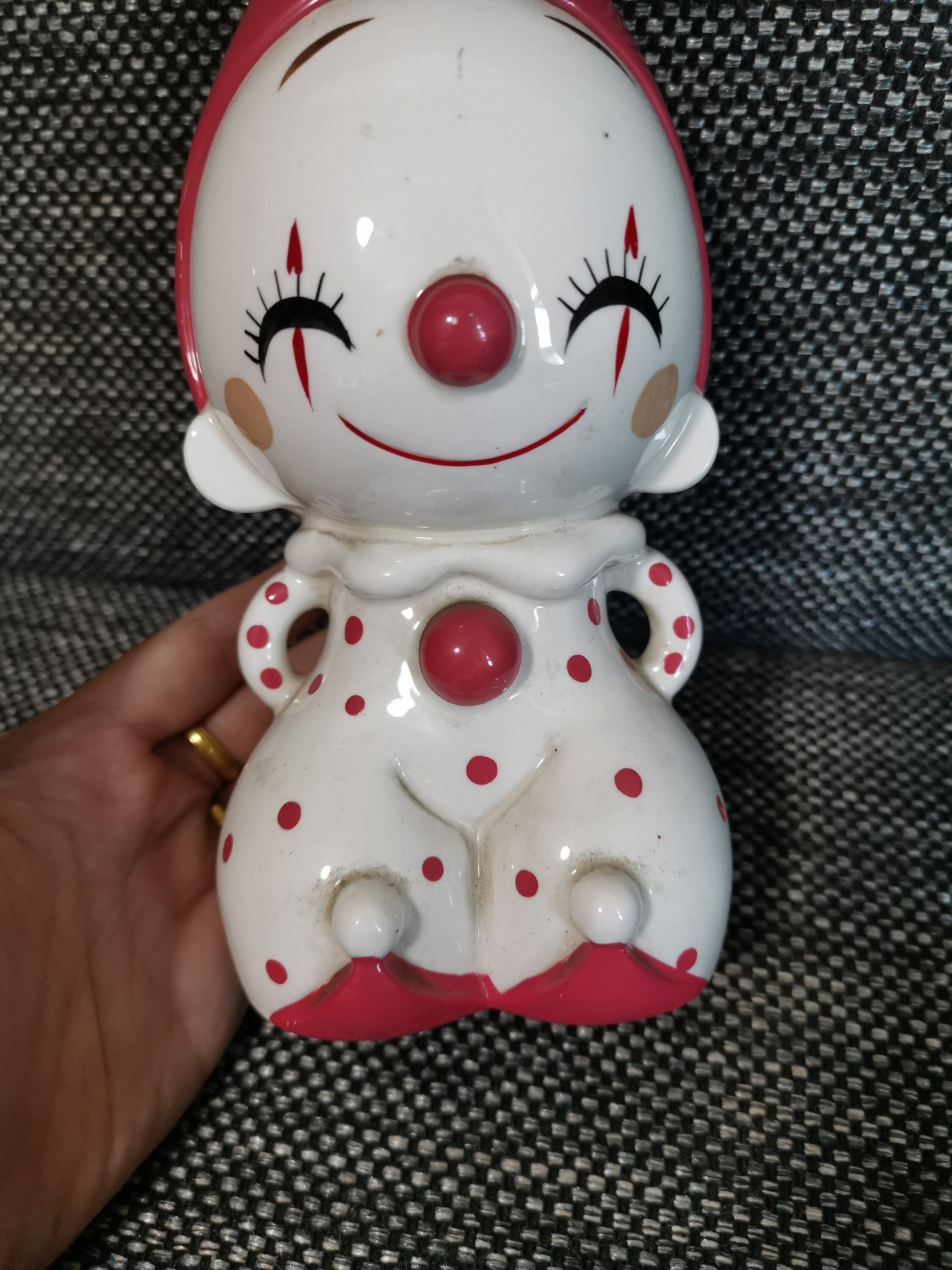 アンティークドールカート。専用です（╹◡╹） Vintage Japanese Kawaii Ceramic Kitsch Naito Rune Pink Baby