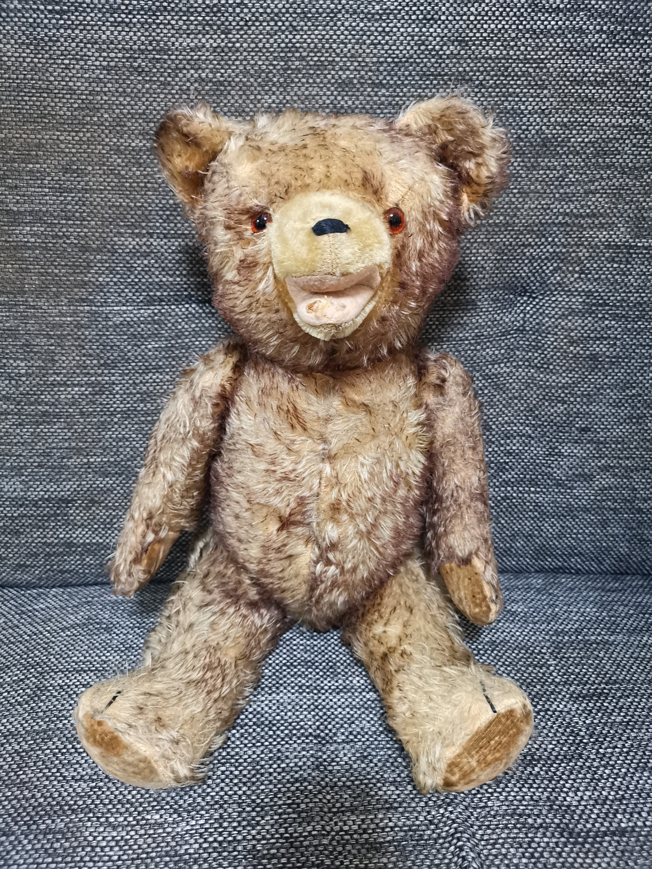 ヴィンテージ ぬいぐるみ シュタイフ テディベア モヘア ドイツ製
