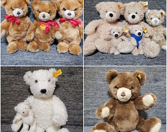シュタイフ オフィーリア テディベア ホワイト モヘア ぬいぐるみ 1985
